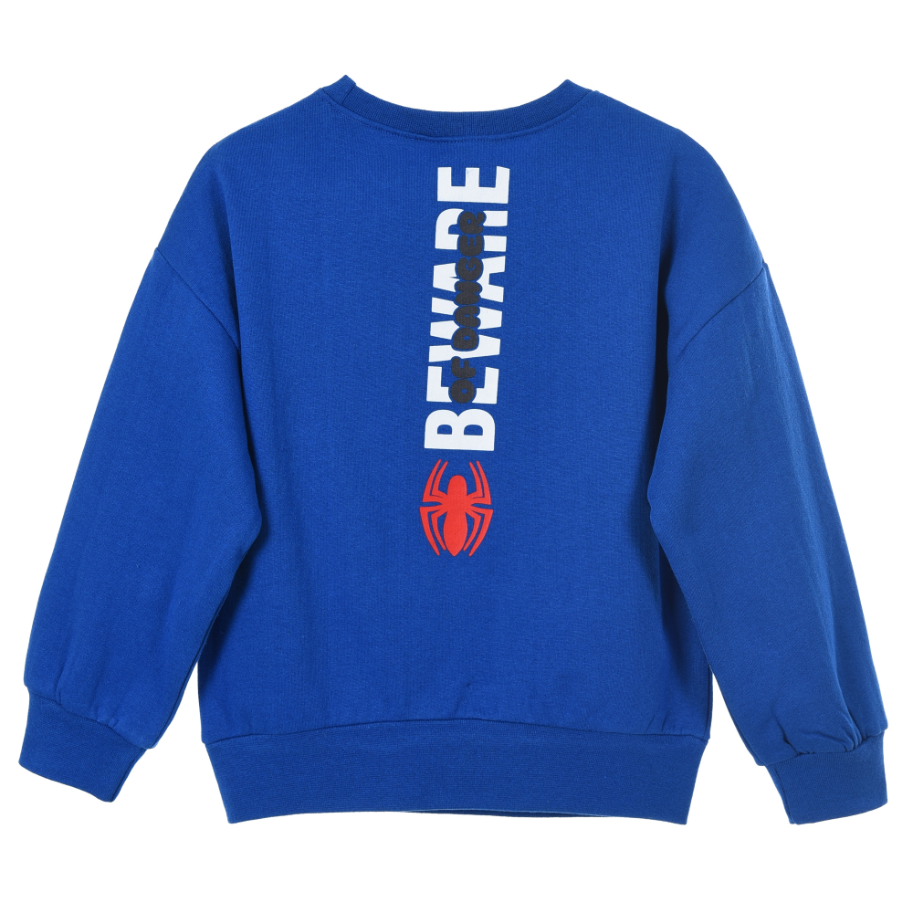 MAGLIONE SPIDERMAN MARVEL FELPA PER BAMBINI 3/8 ANNI - HY10031.BLUE