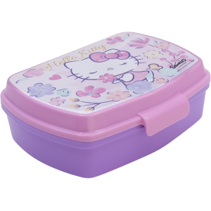 PORTAMERENDA HELLO KITTY SANRIO PORTA PRANZO SCUOLA TEMPO LIBERO CM 17X14X6 - ST81784