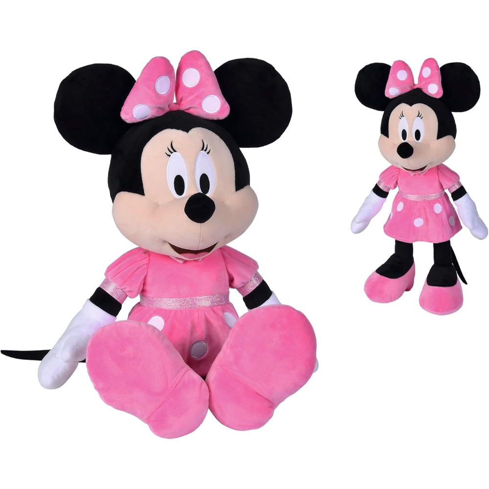 PELUCHE MINNIE MOUSE DISNEY MORBIDO PUPAZZO 43 CM CON ABITO ROSA - 6315874888X06