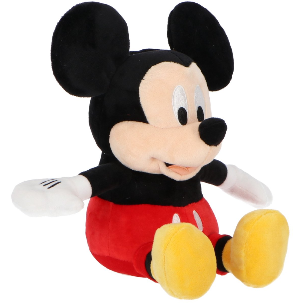 SALVADANAIO PELUCHE TOPOLINO 20 CM DISNEY MORBIDO PUPAZZO CON PORTAMONETE INTERNO DAI 3 ANNI - MIC36-5409