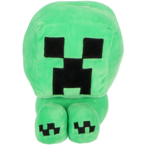 SALVADANAIO PELUCHE MINECRAFT CREEPER 20 CM MORBIDO PUPAZZO CON PORTAMONETE INTERNO DAI 3 ANNI - MNC36-5412