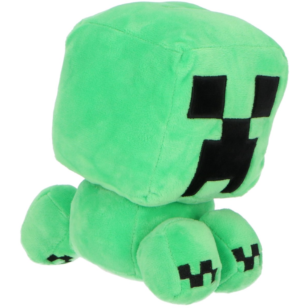 SALVADANAIO PELUCHE MINECRAFT CREEPER 20 CM MORBIDO PUPAZZO CON PORTAMONETE INTERNO DAI 3 ANNI - MNC36-5412