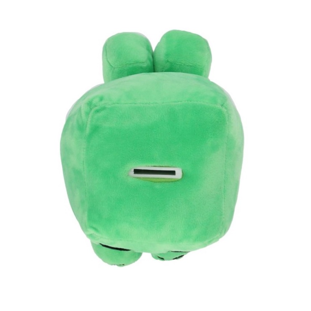 SALVADANAIO PELUCHE MINECRAFT CREEPER 20 CM MORBIDO PUPAZZO CON PORTAMONETE INTERNO DAI 3 ANNI - MNC36-5412