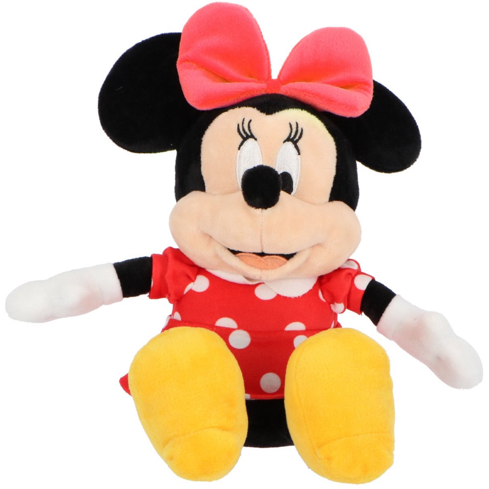 SALVADANAIO PELUCHE MINNIE DISNEY 20 CM MORBIDO PUPAZZO CON PORTAMONETE INTERNO DAI 3 ANNI - MIN36-5410