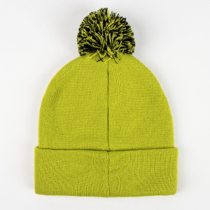 SET INVERNALE IL GRINCH CAPPELLO CON POMPON E GUANTI PER BAMBINI IN MORBIDO ACRILICO - 0578