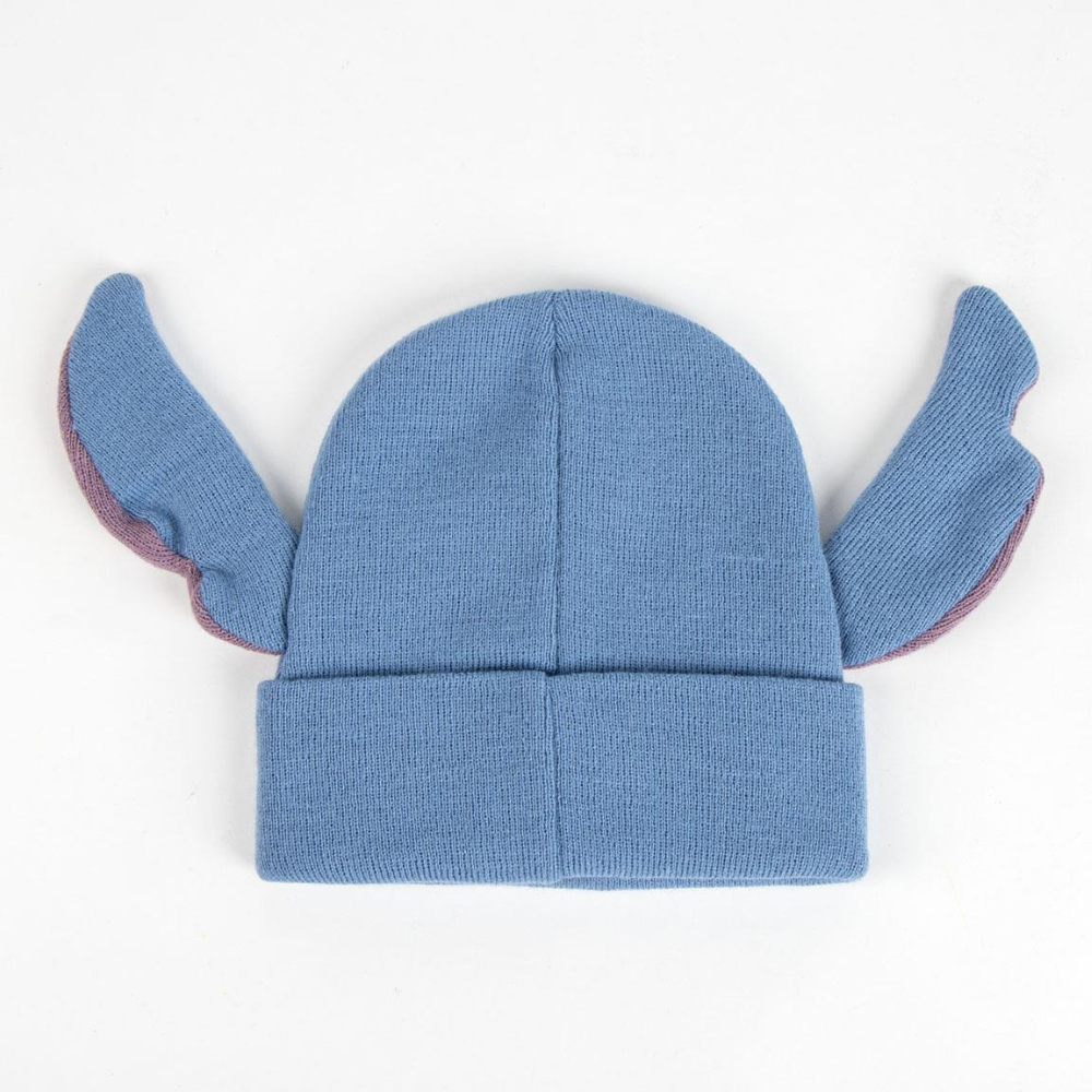 BERRETTO INVERNALE STITCH DISNEY CON ORECCHIE 3D CAPPELLO IN MORBIDO ACRILICO - 0554