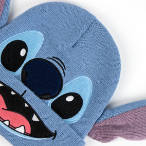 BERRETTO INVERNALE STITCH DISNEY CON ORECCHIE 3D CAPPELLO IN MORBIDO ACRILICO - 0554