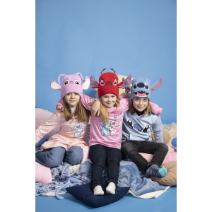 BERRETTO INVERNALE STITCH DISNEY CON ORECCHIE 3D CAPPELLO IN MORBIDO ACRILICO - 0554