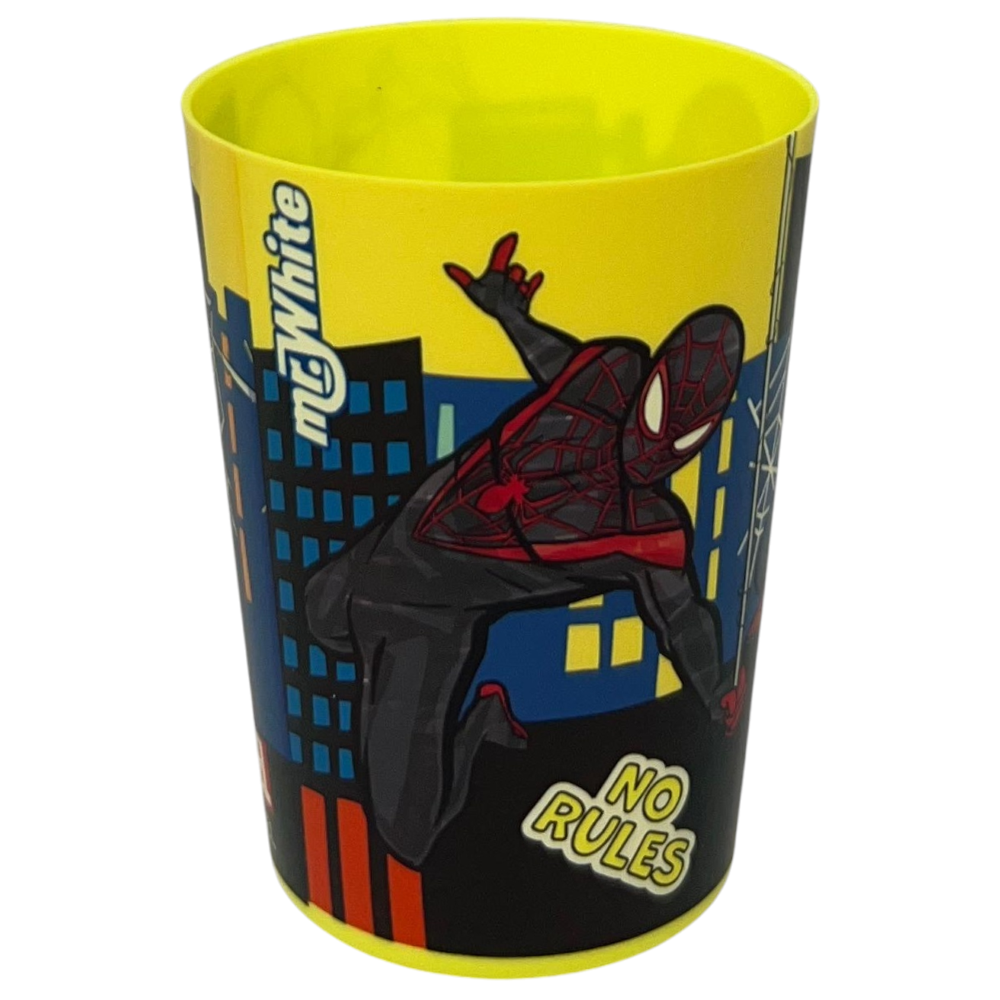 SET ACCESSORI CURA IGIENE ORALE SPIDERMAN MARVEL 4 PEZZI CON POCHETTE