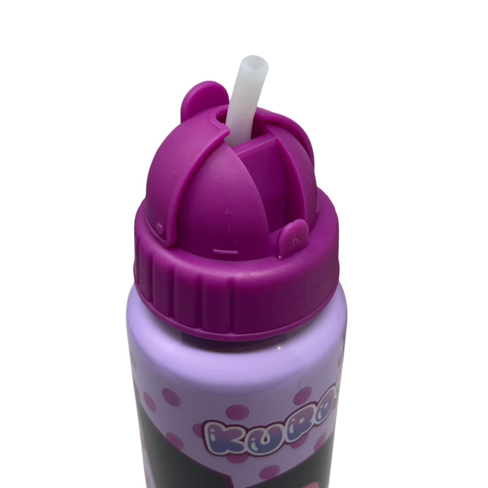 BORRACCIA IN ALLUMINIO CON CANNUCCIA KUROMI SANRIO BOTTIGLIA PER BAMBINI 550 ML - H13122MC/V