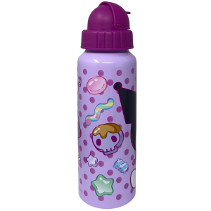 BORRACCIA IN ALLUMINIO CON CANNUCCIA KUROMI SANRIO BOTTIGLIA PER BAMBINI 550 ML - H13122MC/V