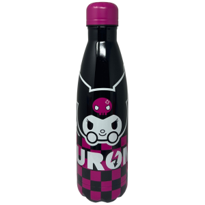 BORRACCIA TERMICA KUROMI SANRIO IN ACCIAIO INOX BOTTIGLIA CON TAPPO SVITABILE 500 ML - H10247TE/N
