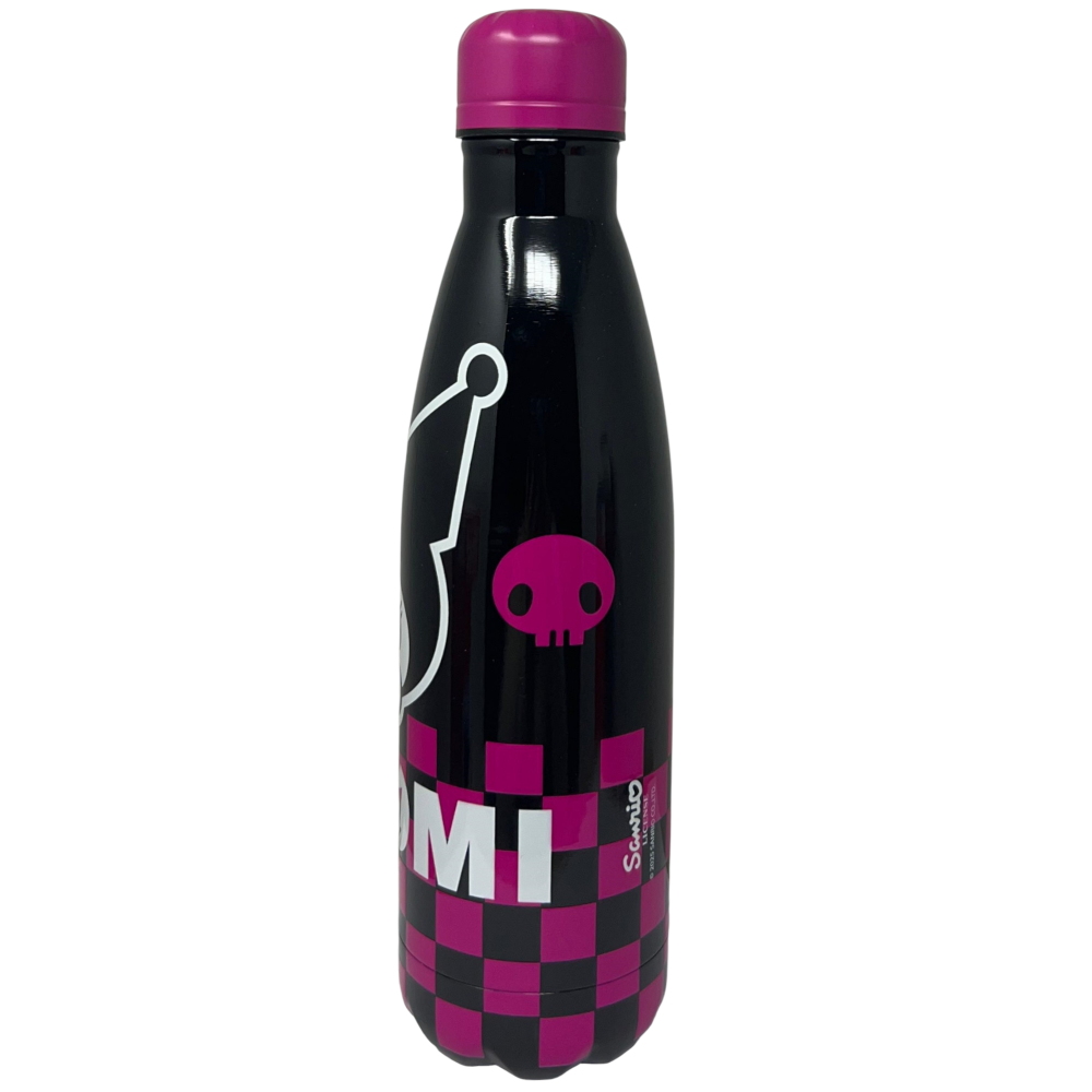 BORRACCIA TERMICA KUROMI SANRIO IN ACCIAIO INOX BOTTIGLIA CON TAPPO SVITABILE 500 ML - H10247TE/N
