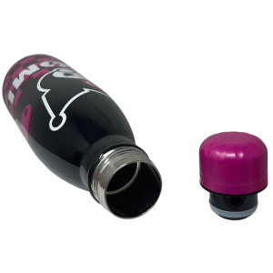 BORRACCIA TERMICA KUROMI SANRIO IN ACCIAIO INOX BOTTIGLIA CON TAPPO SVITABILE 500 ML - H10247TE/N