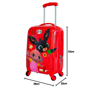 Trolley da Viaggio Cabina Valigia in ABS - Bing Bunny Coniglietto - 53 Cm. - Q99306MC