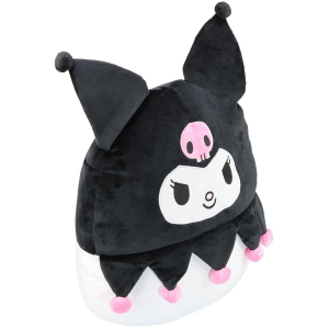 CUSCINO SQUISHY KUROMI SANRIO MORBIDO PELUCHE 3D 25 CM ACCESSORIO DECORATIVO CAMERETTA - HK36-5521