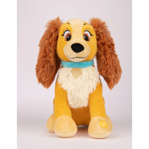 PELUCHE LILLY E IL VAGABONDO CON SUONO DISNEY MORBIDO PUPAZZO 20 CM INTERATTIVO SEDUTO - DCL9279-4
