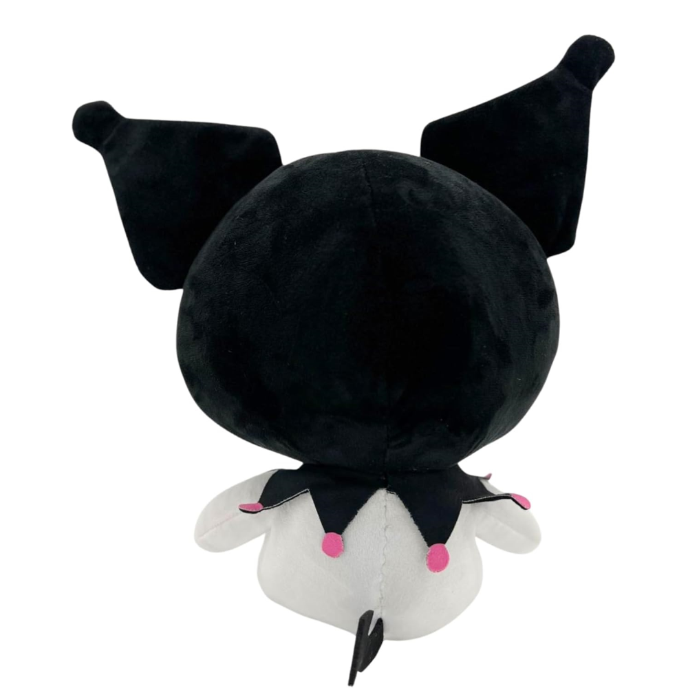 PELUCHE KUROMI SANRIO MORBIDO PUPAZZO 25 CM IN FIBRA RICICLATA - 760024322/KUROMI
