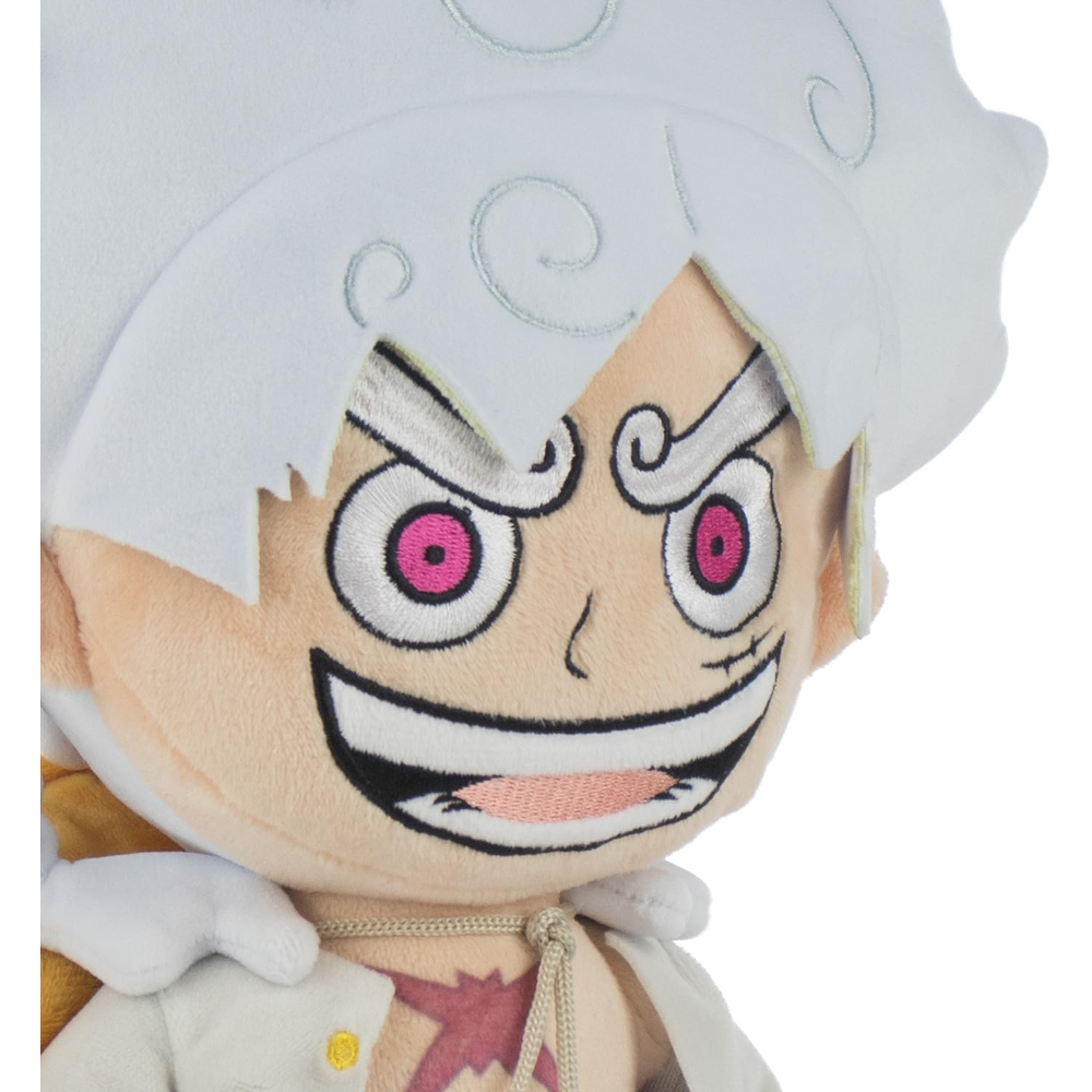 PELUCHE LUFFY GEAR 5 MORBIDO PUPAZZO ONE PIECE 30 CM IN FIBRA RICICLATA - 16002682
