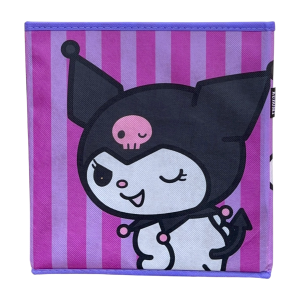 POUF KUROMI SANRIO CONTENITORE MULTIFUNZIONE PORTA OGGETTI PER SEDERSI 30 CM - HK37-6125