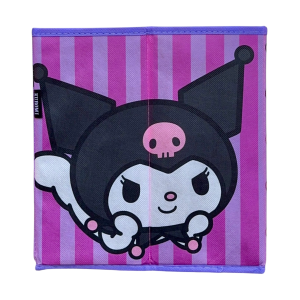 POUF KUROMI SANRIO CONTENITORE MULTIFUNZIONE PORTA OGGETTI PER SEDERSI 30 CM - HK37-6125