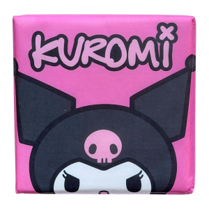 POUF KUROMI SANRIO CONTENITORE MULTIFUNZIONE PORTA OGGETTI PER SEDERSI 30 CM - HK37-6125