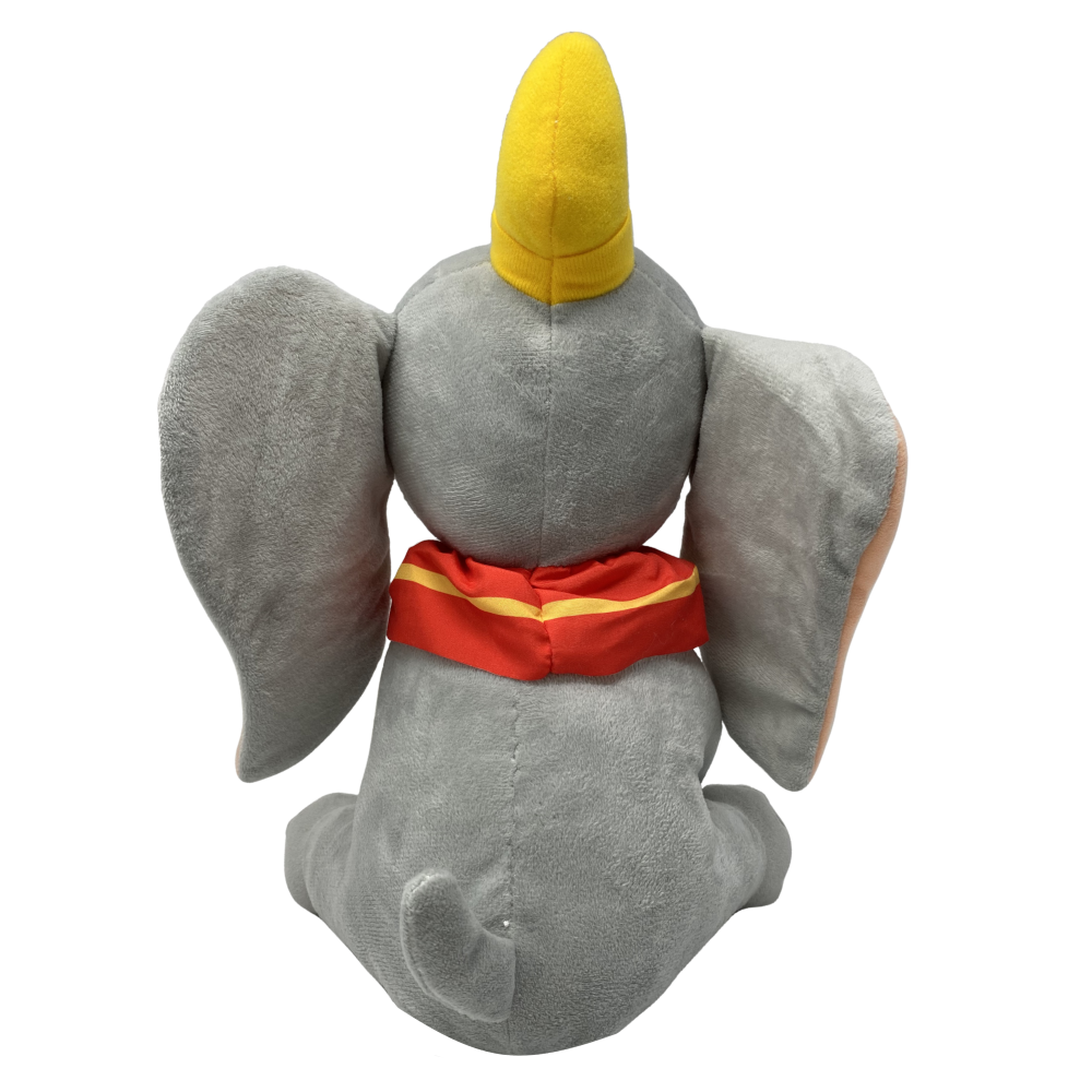 PELUCHE DUMBO DISNEY CON SUONO MORBIDO PUPAZZO ELEFANTE SEDUTO 20 CM IN FIBRA RICICLATA - DCL9279-7