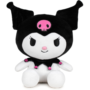 PELUCHE KUROMI SANRIO MORBIDO PUPAZZO 16 CM IN FIBRA RICICLATA - 760025752/1