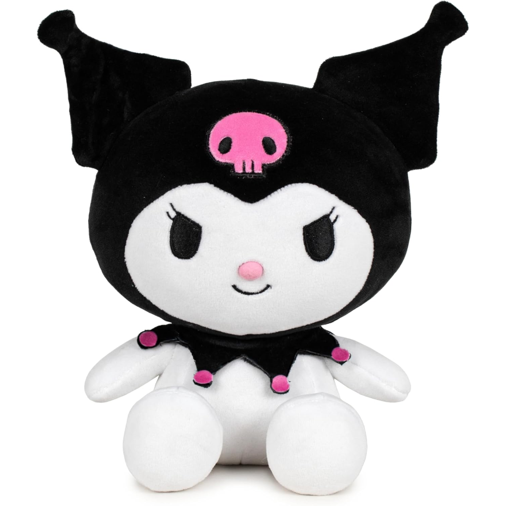 PELUCHE KUROMI SANRIO MORBIDO PUPAZZO 16 CM IN FIBRA RICICLATA - 760025752/1
