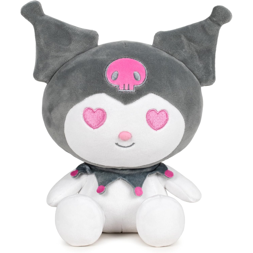 PELUCHE KUROMI SANRIO MORBIDO PUPAZZO 16 CM IN FIBRA RICICLATA - 760025752/2