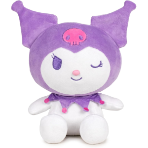 PELUCHE KUROMI SANRIO MORBIDO PUPAZZO 16 CM IN FIBRA RICICLATA - 760025752/3