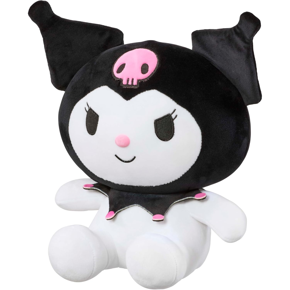 PELUCHE KUROMI SANRIO MORBIDO PUPAZZO 16 CM IN FIBRA RICICLATA - 760025752/1