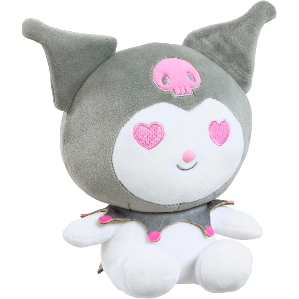 PELUCHE KUROMI SANRIO MORBIDO PUPAZZO 16 CM IN FIBRA RICICLATA - 760025752/2
