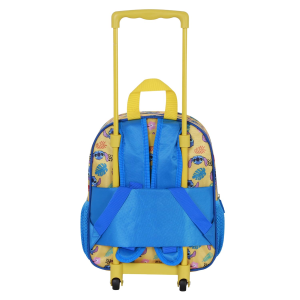 ZAINO ASILO TROLLEY 3D STITCH ANGEL DISNEY ZAINETTO 34 CM CON CARRELLO PER SCUOLA MATERNA - 08536