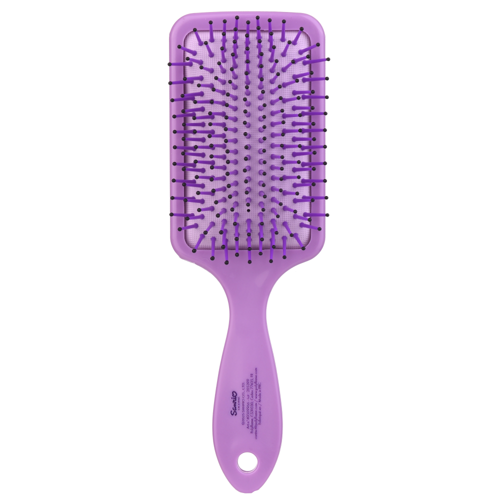 SPAZZOLA KUROMI DISTRICANTE PER CAPELLI 22 CM CON APPLICAZIONE 3D SETOLE MORBIDE - 40509966