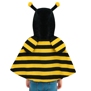 PONCHO IN PELUCHE CON CAPPUCCIO TRAVESTIMENTO APE COSTUME CARNEVALE FESTE IN MASCHERA - 16201