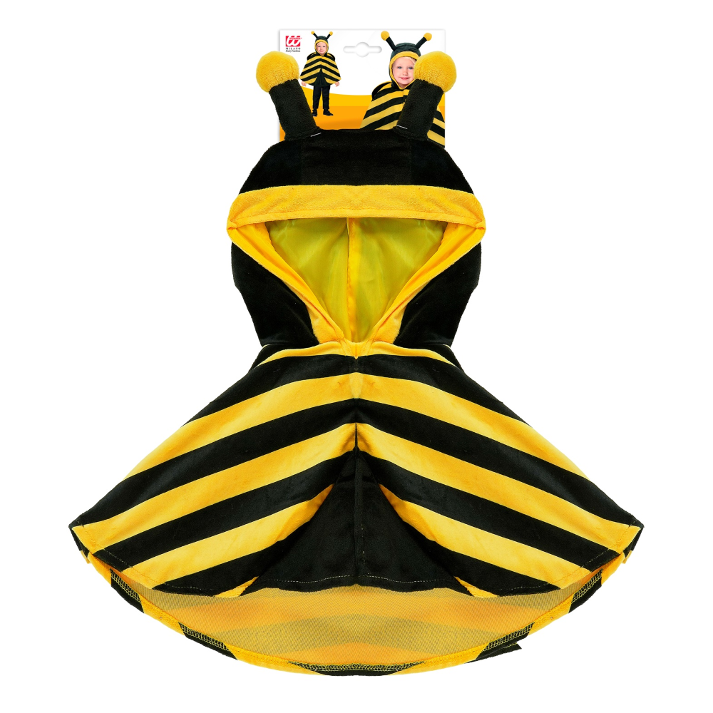 PONCHO IN PELUCHE CON CAPPUCCIO TRAVESTIMENTO APE COSTUME CARNEVALE FESTE IN MASCHERA - 16201