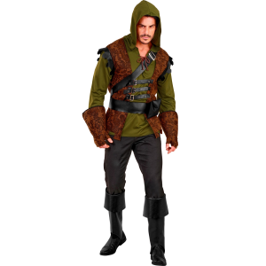 COSTUME ROBIN HOOD OF SHERWOOD UOMO TRAVESTIMENTO CARNEVALE COSPLAY FESTE IN MASCHERA - 2247