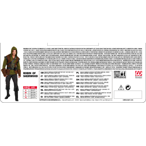 COSTUME ROBIN HOOD OF SHERWOOD UOMO TRAVESTIMENTO CARNEVALE COSPLAY FESTE IN MASCHERA - 2247