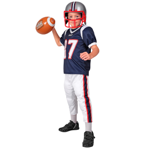 COSTUME GIOCATORE DI FOOTBALL AMERICANO TRAVESTIMENTO CARNEVALE COSPLAY FESTE IN MASCHERA - 2472