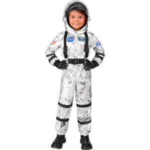 COSTUME ASTRONAUTA TUTA E CASCO TRAVESTIMENTO CARNEVALE COSPLAY FESTE IN MASCHERA - 2806