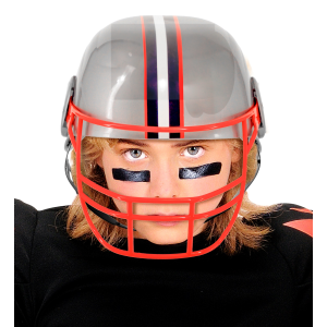 CASCO FOOTBALL AMERICANO IN PLASTICA DURA ACCESSORIO TRAVESTIMENTI CARNEVALE COSPLAY - 29151