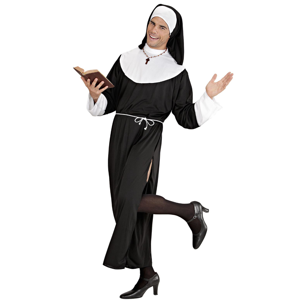 COSTUME SUOR CARMELO UOMO TRAVESTIMENTO CARNEVALE COSPLAY FESTE IN MASCHERA - 3920