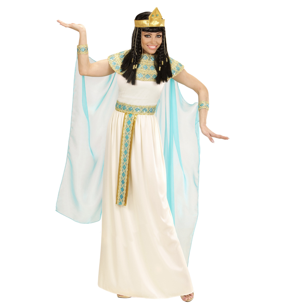 COSTUME CLEOPATRA REGINA D'EGITTO TRAVESTIMENTO CARNEVALE COSPLAY FESTE IN MASCHERA - 4942