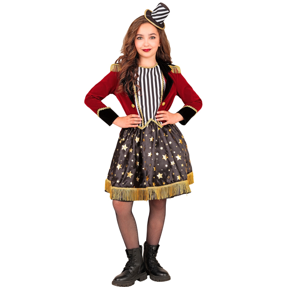 COSTUME DIRETTRICE DI CIRCO TRAVESTIMENTO CARNEVALE COSPLAY FESTE IN MASCHERA - 9153