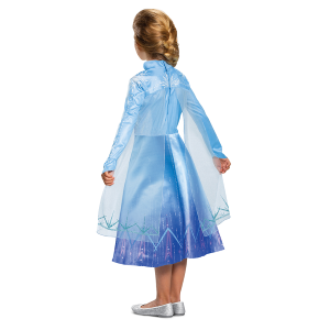COSTUME FROZEN DISNEY VESTITO ELSA DELUXE TRAVESTIMENTO COSPLAY FESTA CARNEVALE IN MASCHERA - 129989