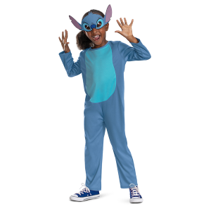 COSTUME STITCH DISNEY TUTA INTERA E MASCHERINA TRAVESTIMENTO CARNEVALE COSPLAY FESTA IN MASCHERA - 167899
