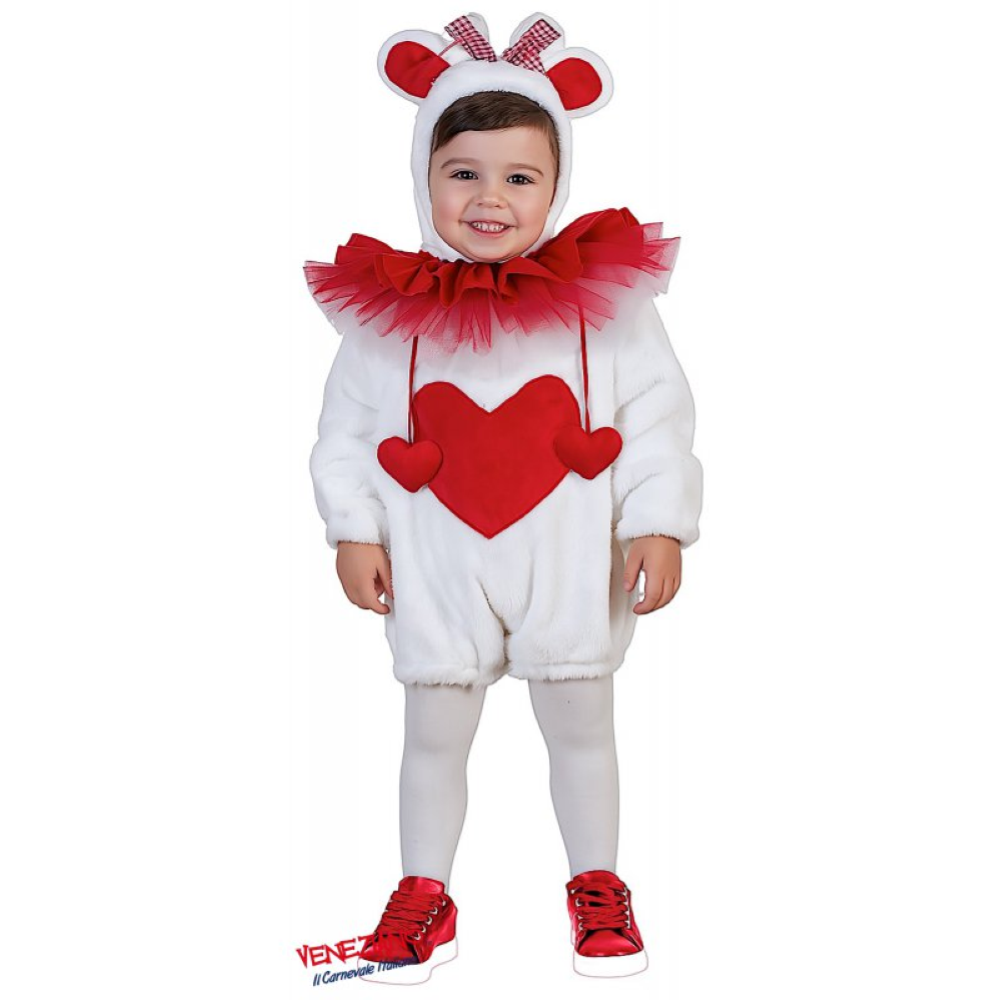 VESTITO CARNEVALE DOLCE ORSETTA COSTUME TRAVESTIMENTO BAMBINA- 28122