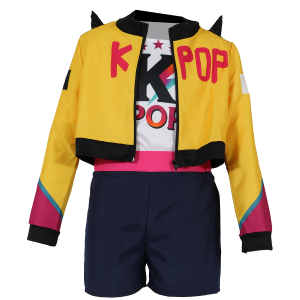COSTUME K-POP STAR NOVA TRAVESTIMENTO CARNEVALE COSPLAY RUMI HUNTRIX CACCIATRICE - 7879