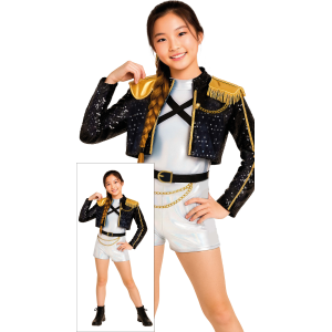 COSTUME K-POP STAR SILVER LEADER TRAVESTIMENTO CARNEVALE COSPLAY RUMI HUNTRIX IDOL GOLDEN - 7878
